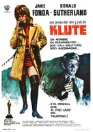Klute - Spanish Movie Poster (xs thumbnail)