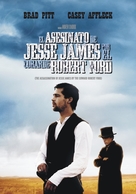 The Assassination of Jesse James by the Coward Robert Ford - Argentinian DVD movie cover (xs thumbnail)