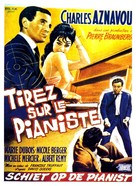 Tirez sur le pianiste - Belgian Movie Poster (xs thumbnail)