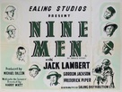 Nine Men - British Movie Poster (xs thumbnail)