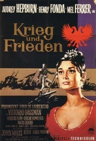War and Peace - German Movie Poster (xs thumbnail)