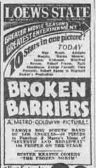 Broken Barriers - Movie Poster (xs thumbnail)