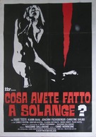 Cosa avete fatto a Solange? - Italian Movie Poster (xs thumbnail)