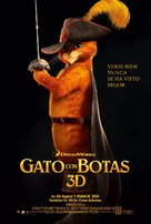 Puss in Boots - Argentinian Movie Poster (xs thumbnail)