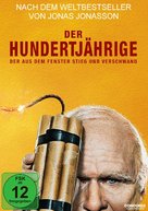 Hundra&aring;ringen som klev ut genom f&ouml;nstret och f&ouml;rsvann - German DVD movie cover (xs thumbnail)