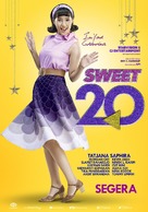 Sweet 20 Aka Miss Granny - Indonesian Movie Poster (xs thumbnail)
