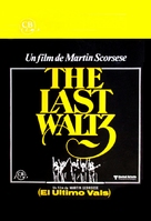 The Last Waltz - Spanish Movie Poster (xs thumbnail)