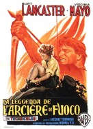 The Flame and the Arrow - Italian Movie Poster (xs thumbnail)