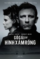 The Girl with the Dragon Tattoo - Vietnamese Movie Poster (xs thumbnail)