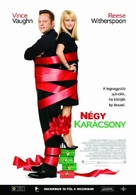Four Christmases - Hungarian Movie Poster (xs thumbnail)