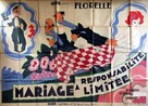 Mariage &agrave; responsabilit&eacute; limit&eacute;e - French Movie Poster (xs thumbnail)