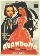 Abbandono - Spanish Movie Poster (xs thumbnail)