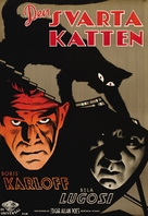 The Black Cat - Swedish Movie Poster (xs thumbnail)