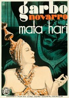 Mata Hari - Swedish Movie Poster (xs thumbnail)