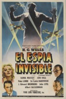 Invisible Agent - Spanish Movie Poster (xs thumbnail)