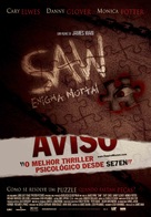 Saw - Portuguese Movie Poster (xs thumbnail)