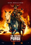 The Forever Purge - German Movie Poster (xs thumbnail)