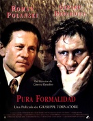 Pura formalit&agrave;, Una - Spanish Movie Poster (xs thumbnail)