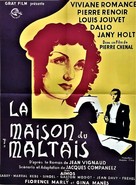 La maison du Maltais - French Movie Poster (xs thumbnail)