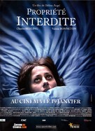 Propri&eacute;t&eacute; interdite - French Movie Poster (xs thumbnail)