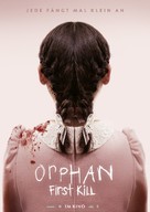 Orphan: First Kill - German Movie Poster (xs thumbnail)
