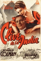 Clive of India - Spanish Movie Poster (xs thumbnail)