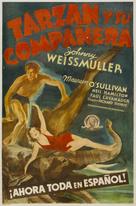 Tarzan and His Mate - Spanish Movie Poster (xs thumbnail)