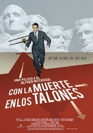 North by Northwest - Spanish Movie Poster (xs thumbnail)