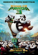 Kung Fu Panda 3 - Lithuanian Movie Poster (xs thumbnail)
