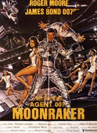 Moonraker - Danish Movie Poster (xs thumbnail)