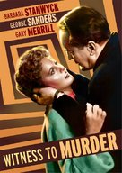 Witness to Murder - DVD movie cover (xs thumbnail)
