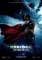 Space Pirate Captain Harlock - Vietnamese Movie Poster (xs thumbnail)