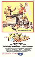 Smokey and the Bandit - Finnish VHS movie cover (xs thumbnail)