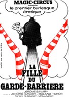 La fille du garde-barri&egrave;re - French Movie Poster (xs thumbnail)