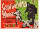 Captive Wild Woman - British Movie Poster (xs thumbnail)