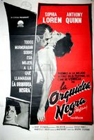 The Black Orchid - Argentinian Movie Poster (xs thumbnail)