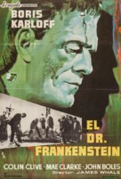 Frankenstein - Spanish Movie Poster (xs thumbnail)