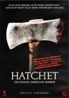 Hatchet - German DVD movie cover (xs thumbnail)