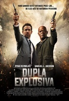 The Hitman&#039;s Bodyguard - Brazilian Movie Poster (xs thumbnail)
