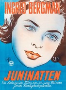 Juninatten - Danish Movie Poster (xs thumbnail)