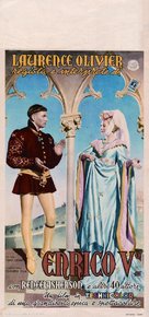 The Chronicle History of King Henry the Fifth with His Battell Fought at Agincourt in France - Italian Movie Poster (xs thumbnail)