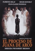 Proc&egrave;s de Jeanne d&#039;Arc - Spanish DVD movie cover (xs thumbnail)