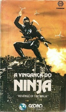 Revenge Of The Ninja - Brazilian VHS movie cover (xs thumbnail)