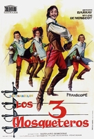 Les trois mousquetaires: Premi&egrave;re &eacute;poque - Les ferrets de la reine - Swedish Movie Poster (xs thumbnail)
