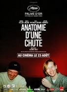 Anatomie d&#039;une chute - French Movie Poster (xs thumbnail)