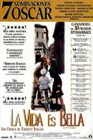 La vita &egrave; bella - Spanish Movie Poster (xs thumbnail)