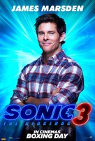 Sonic the Hedgehog 3 - Australian Movie Poster (xs thumbnail)