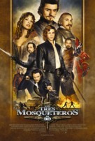 The Three Musketeers - Uruguayan Movie Poster (xs thumbnail)