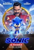 Sonic the Hedgehog - Argentinian Movie Poster (xs thumbnail)