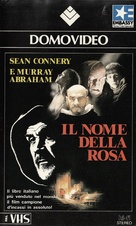 The Name of the Rose - Italian VHS movie cover (xs thumbnail)